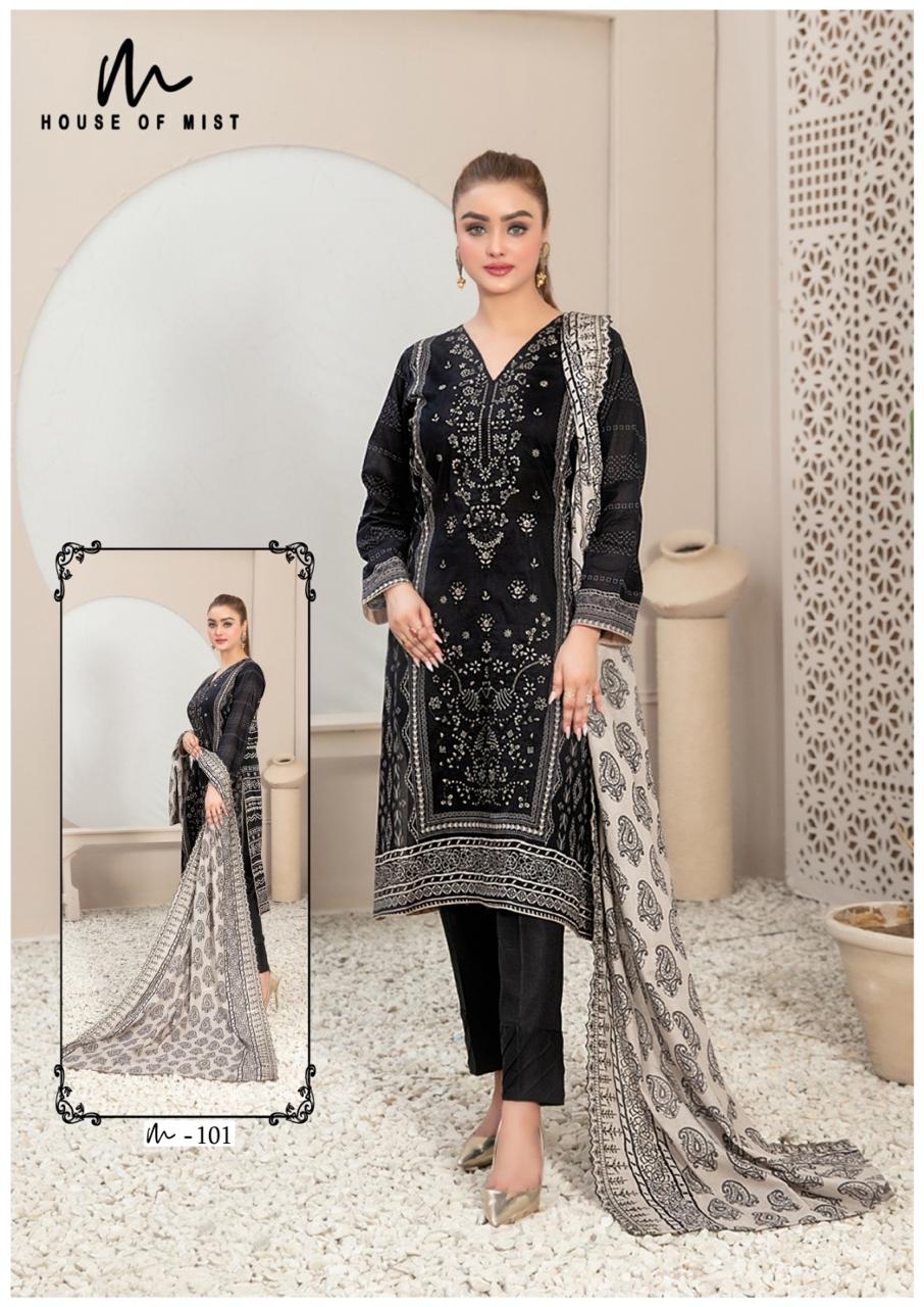 Ghazal Vol 11 By House Of Mist Printed Cotton Dress Material Surat Wholesale Market
